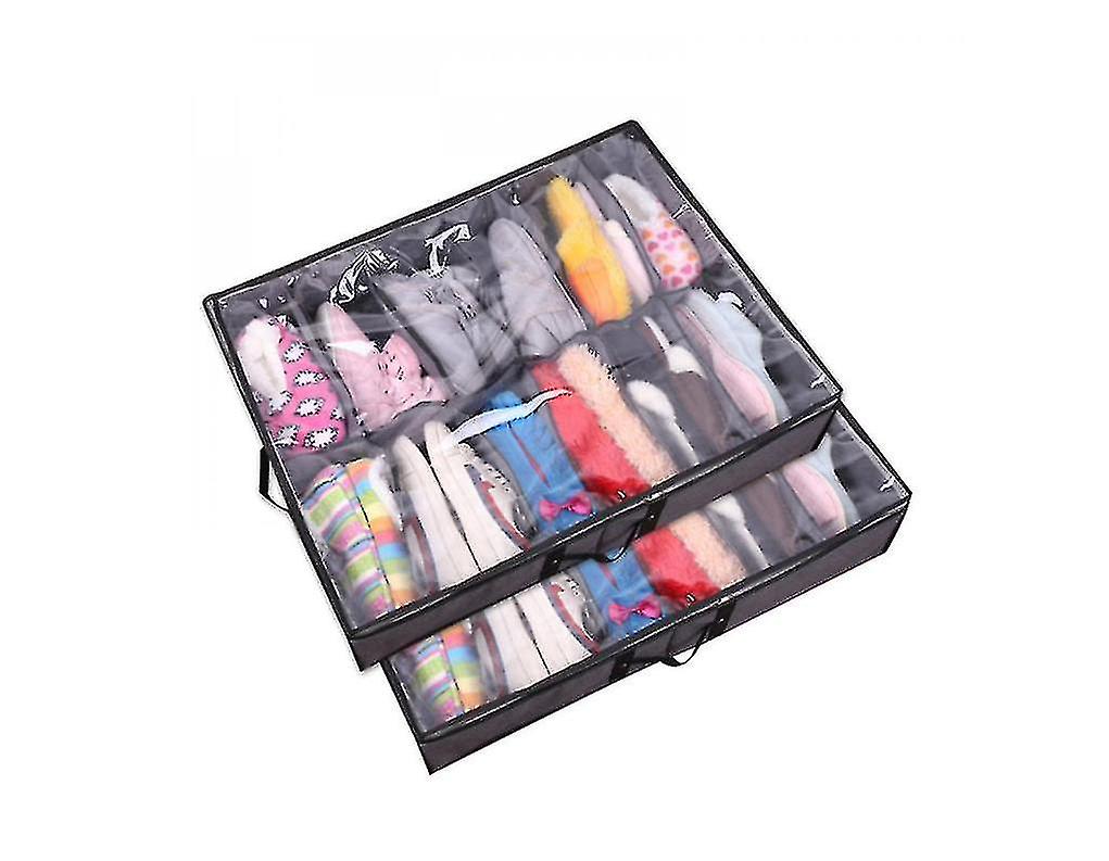 Under Bed Shoe Organizer 2 Pack