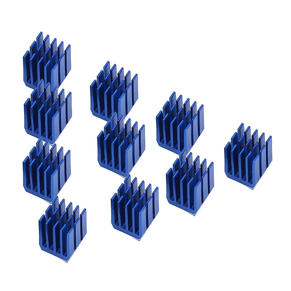 10pcs Aluminum Stepper Motor Driver Heatsink Cooling Fins Cooler for 3D Printer Blue