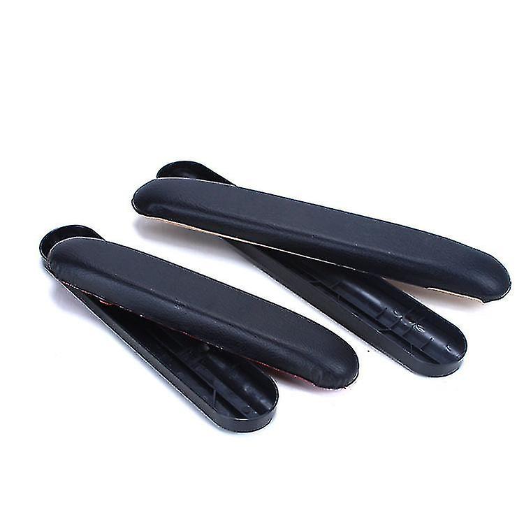 2pcs Padded Armrest Universal Armrest Pad Replacement Leather Armrest Pad Black Suitable For Wheelchair