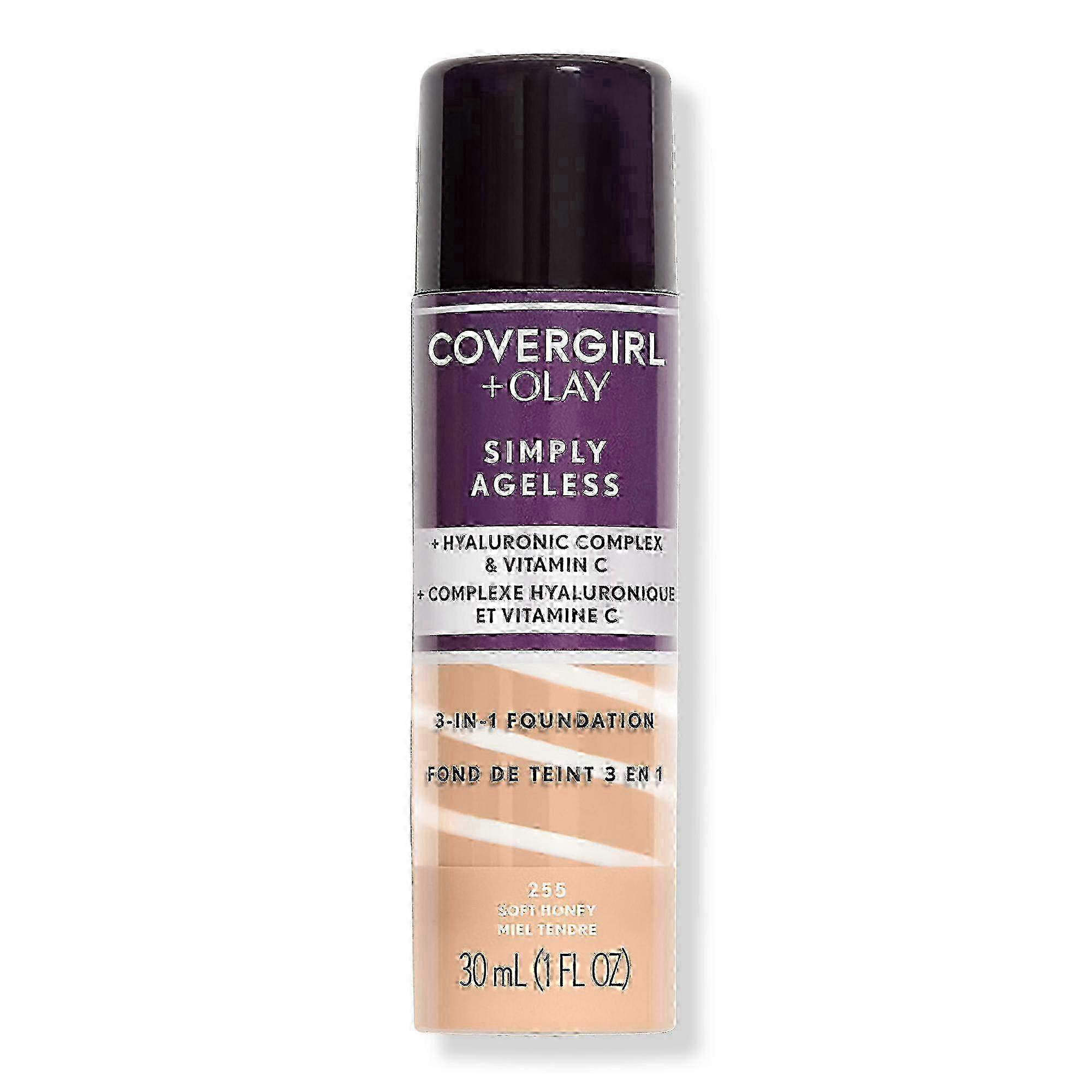 Covergirl Simply Ageless 3-in-1 Liquid Foundation, Soft Honey, 1.0 Oz