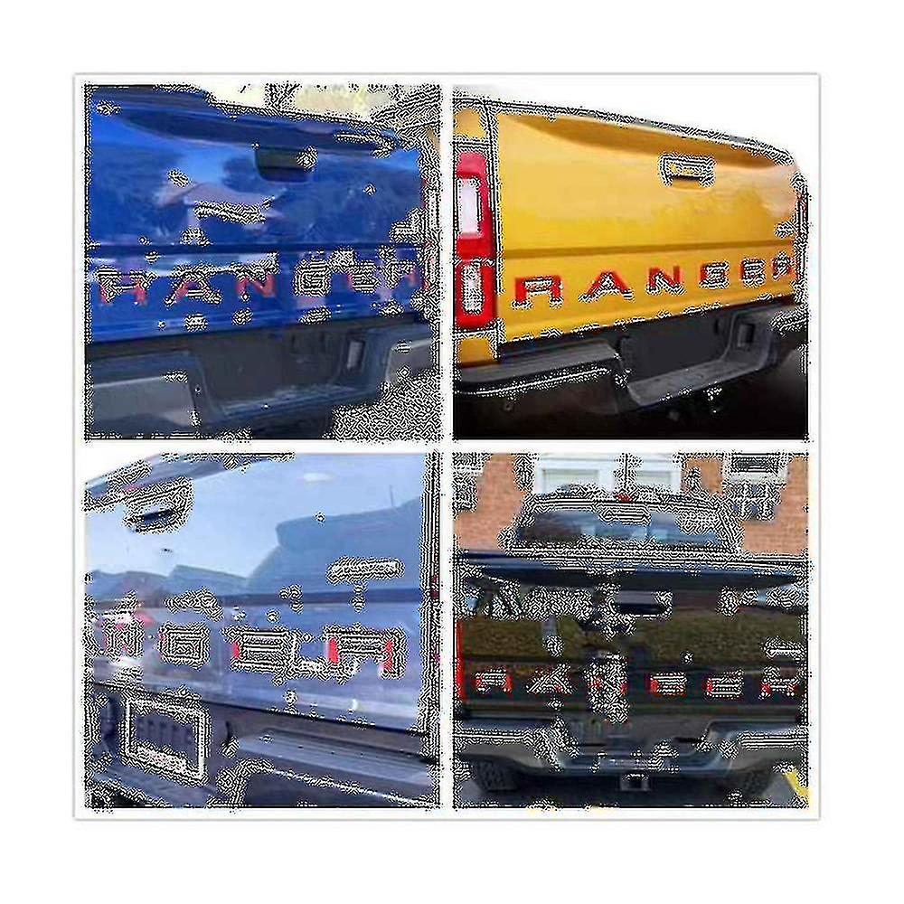 Insert Letters 3d Raised & Decals Letters, Emblems For 2019 2020 (red)