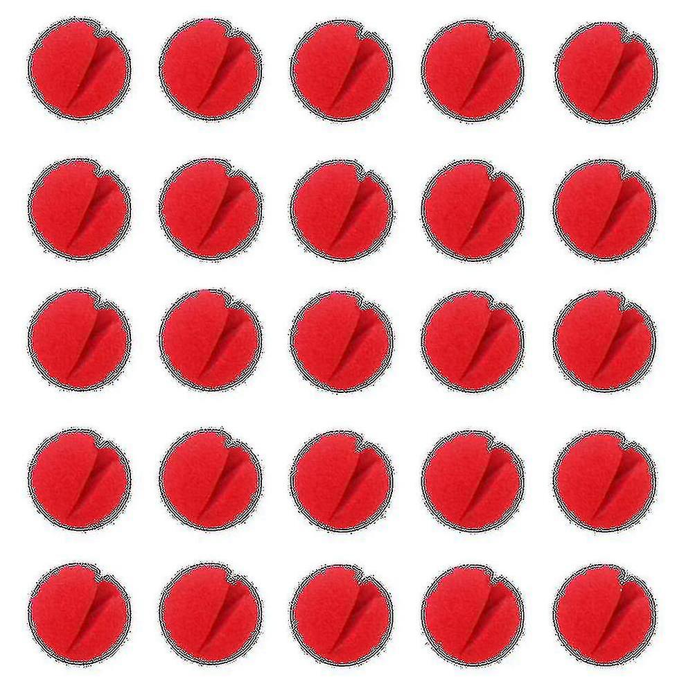 30pcs 2 "x2"コスプレノーズレッドピエロノーズ互換性のあるパーティーハロウィーンコスチューム用品クリスマス