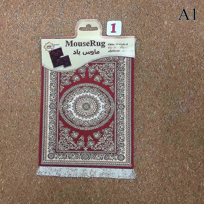 Rectangular Persian Mini Rug Woven Rug Mouse Pad Carpet Tassel Mat