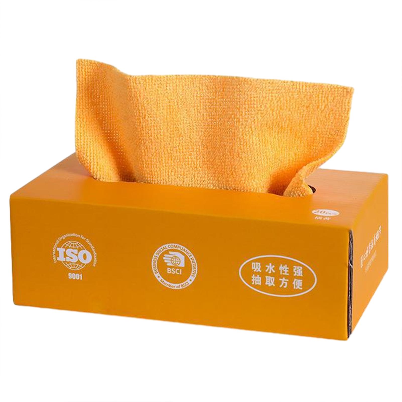 Household Microfibre Rag Non-stick Oil Dishwashing Cloth for Countertop