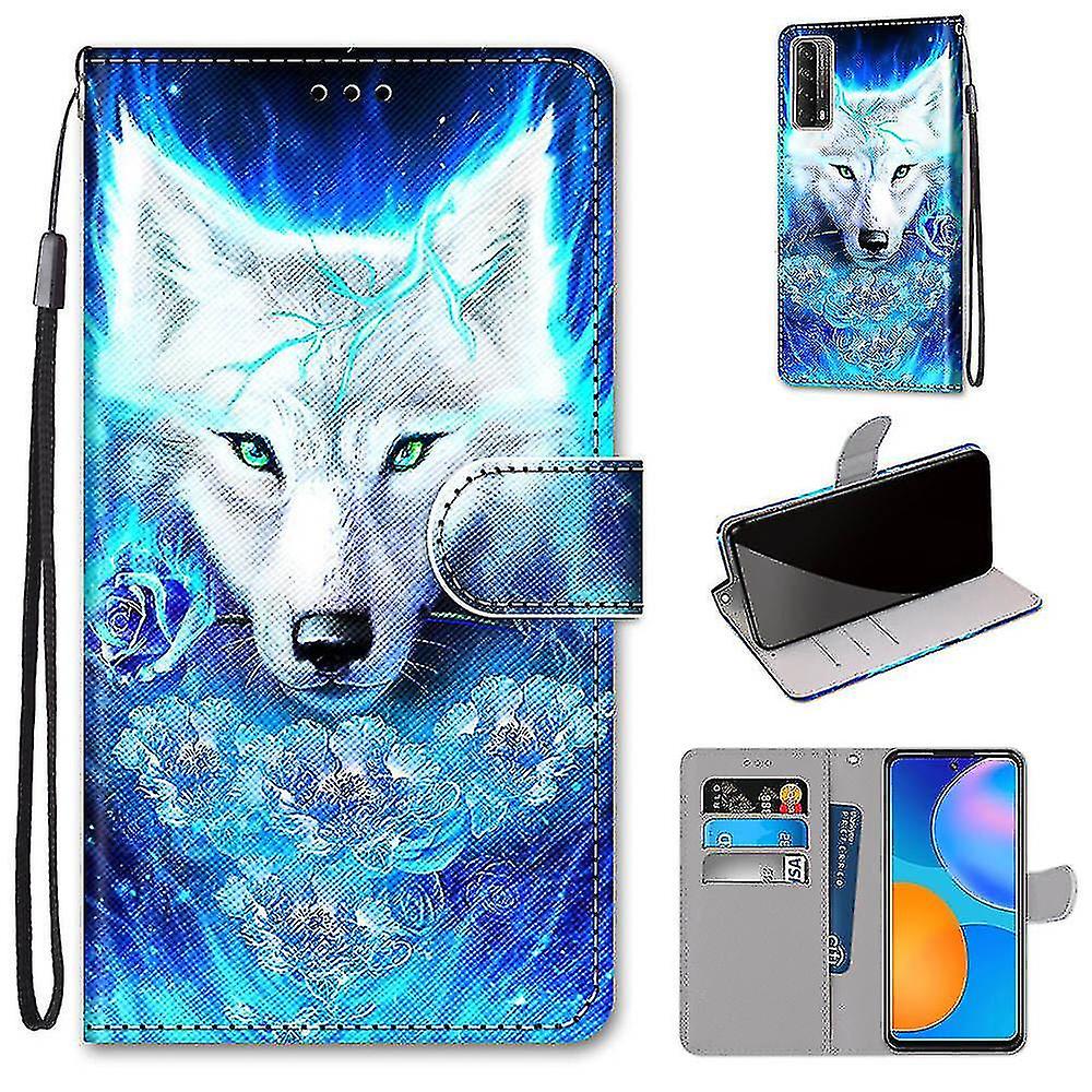 Compatible With Huawei Y7a Rose Wolf Mobile Case