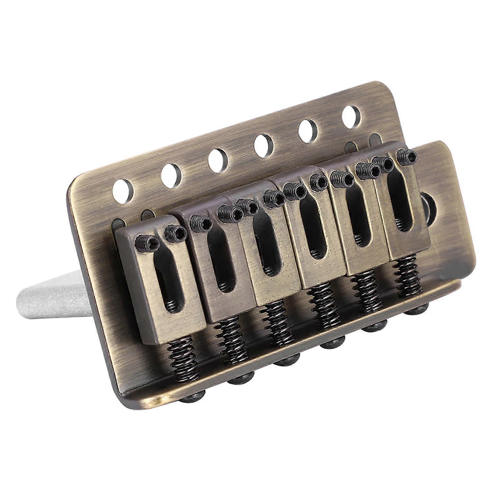 6-string electric guitar vibrato bridge, copper bronze color