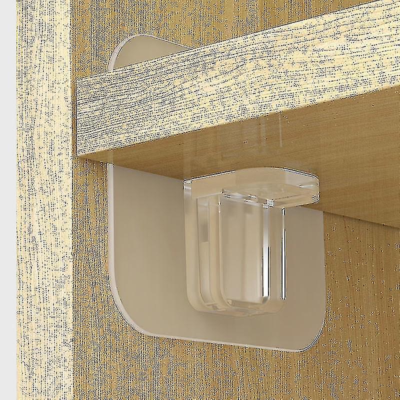 10pcs Adhesive Shelf Support Pegs Shelf Support Adhesive Pegs Closet Cabinet Shelf Support Clips