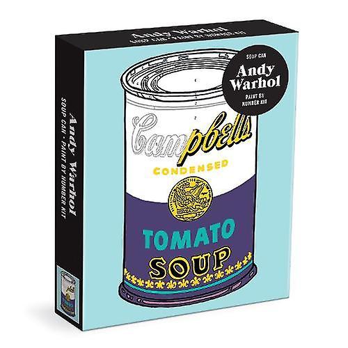 Andy Warhol Soup Can Paint By Number Kit by Galison Kit Book