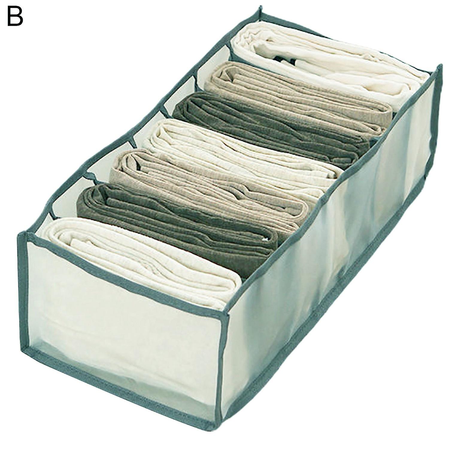 Underpants Organizer Large Capacity Smooth Stitching with Compartments Cabinet Drawer Storage Box fo