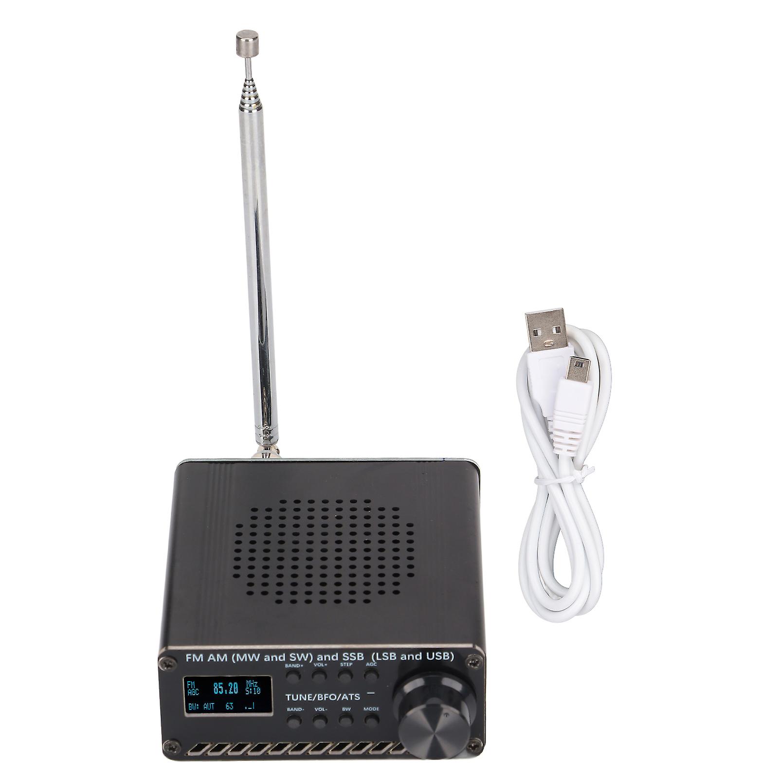Portable Radio Receiver Full Band Scanner FM AM (MW SW) SSB (LSB USB) Handheld Recorder Si4732