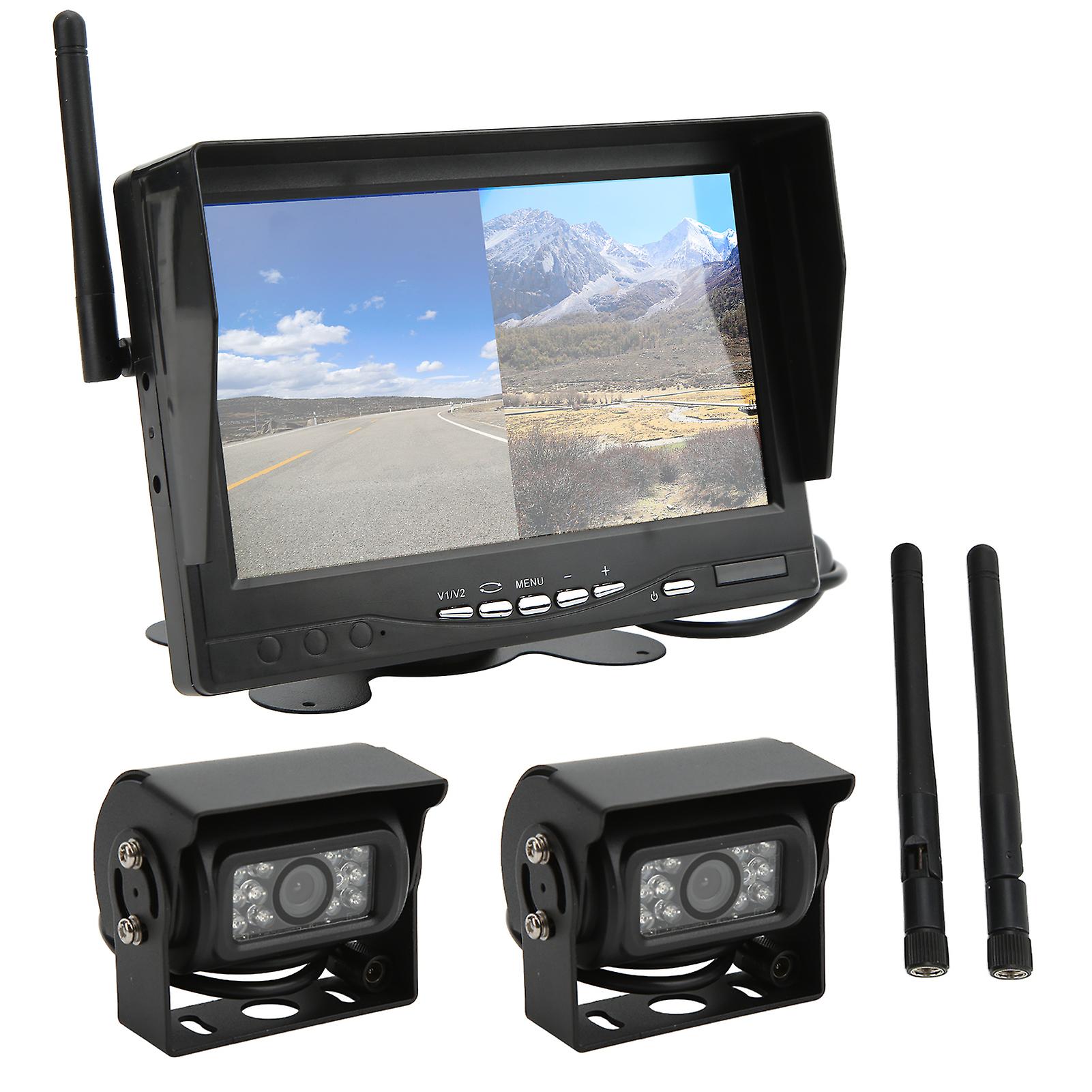 HD backup camera with 7in monitor kit for truck trailer RV pickups