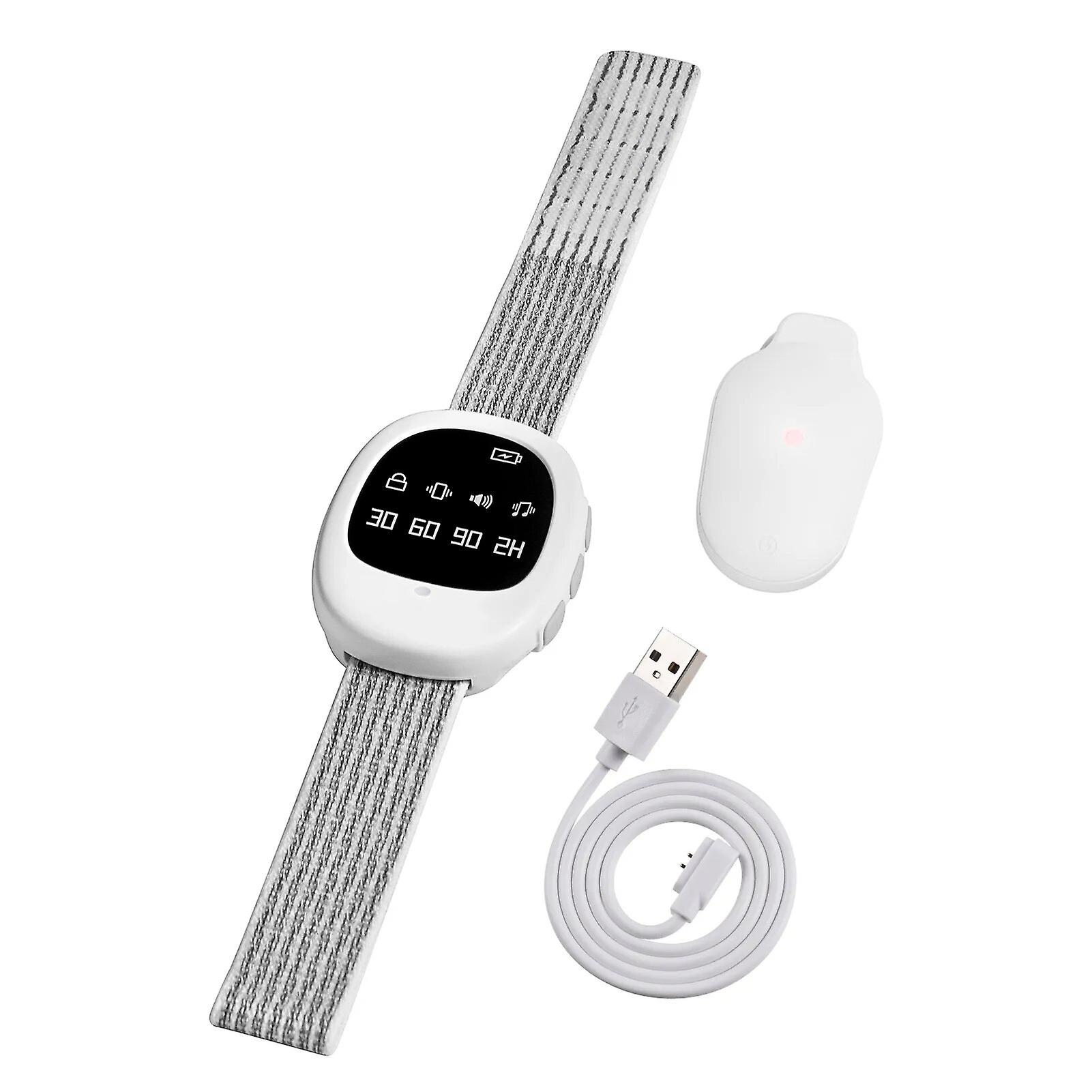Wireless Bedwetting Alarm Potty Training Watch with Wristband for Kids Elder Care Vibration/ Sound/ Vibration + Sound Reminding