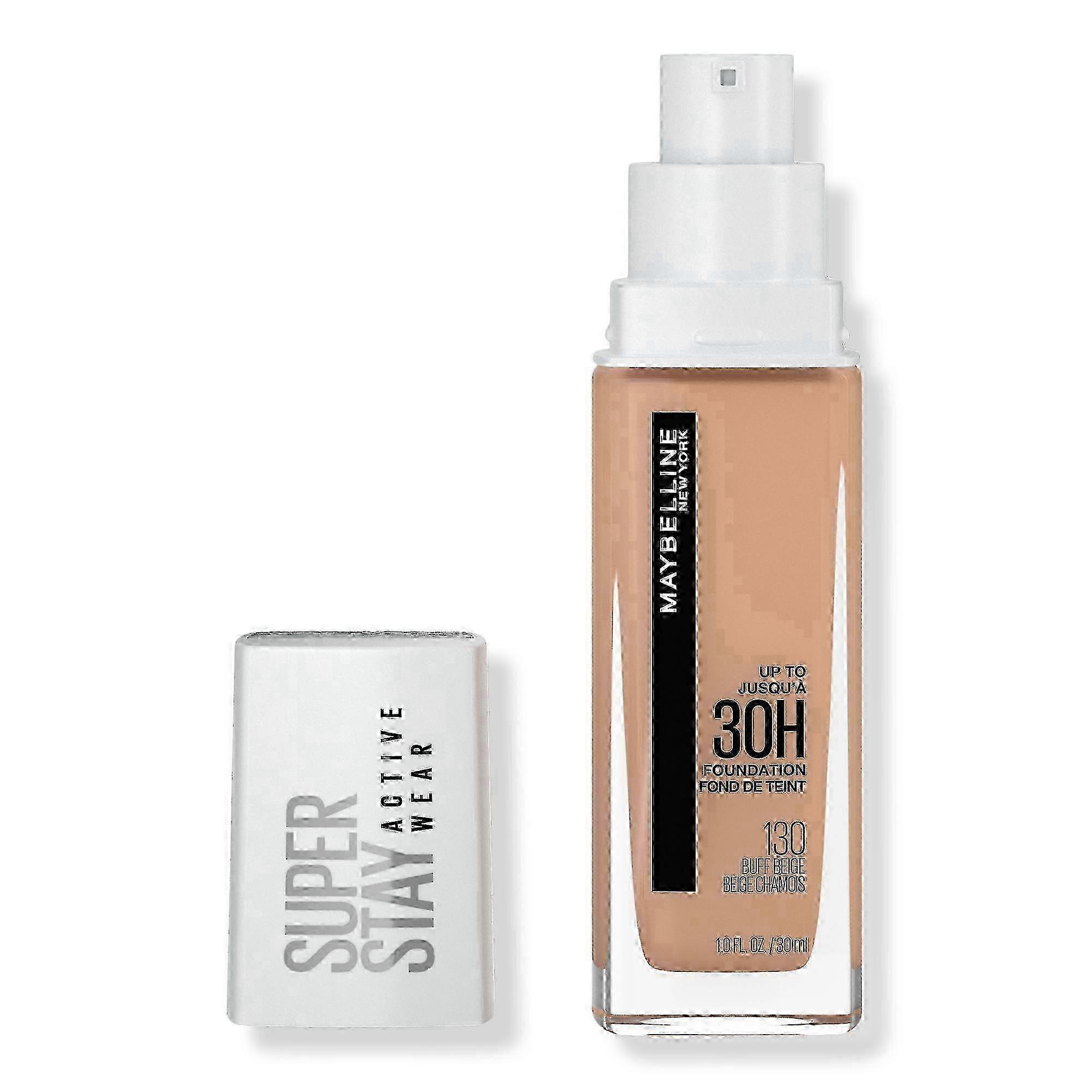 Maybelline Super Stay Full Coverage Foundation, Buff Beige 130, 1 Oz