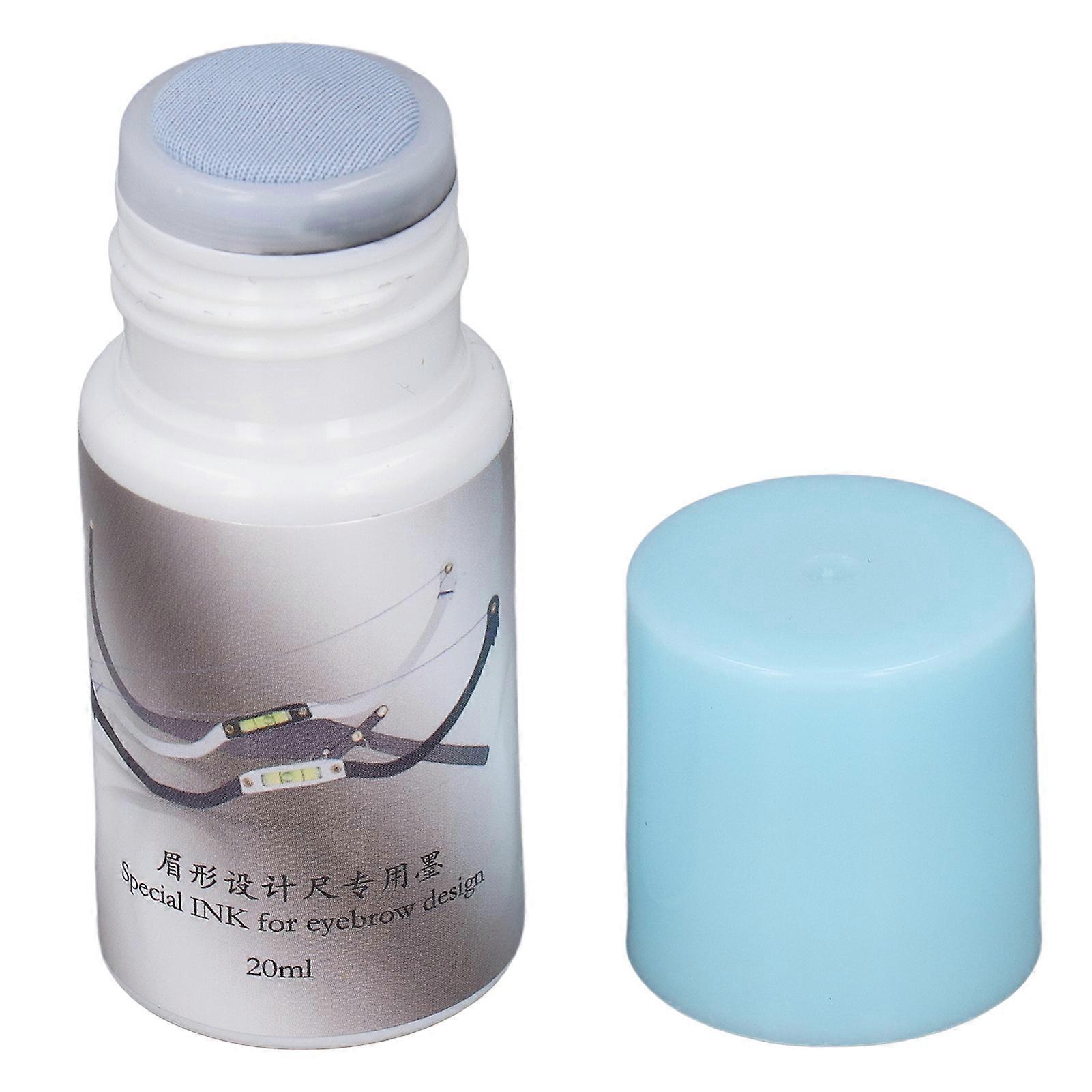 20ml Eyebrow Shaper Ink Featuring Bow Pigment Mapping String Eyebrow Design Accessory Kit Mapping Ink White with String 
