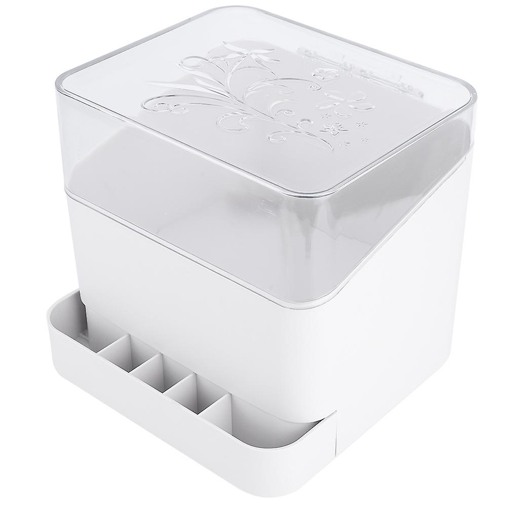 Home Desktop Makeup Storage Box Brush Holder Multi-functional Portable Cosmetic Rack