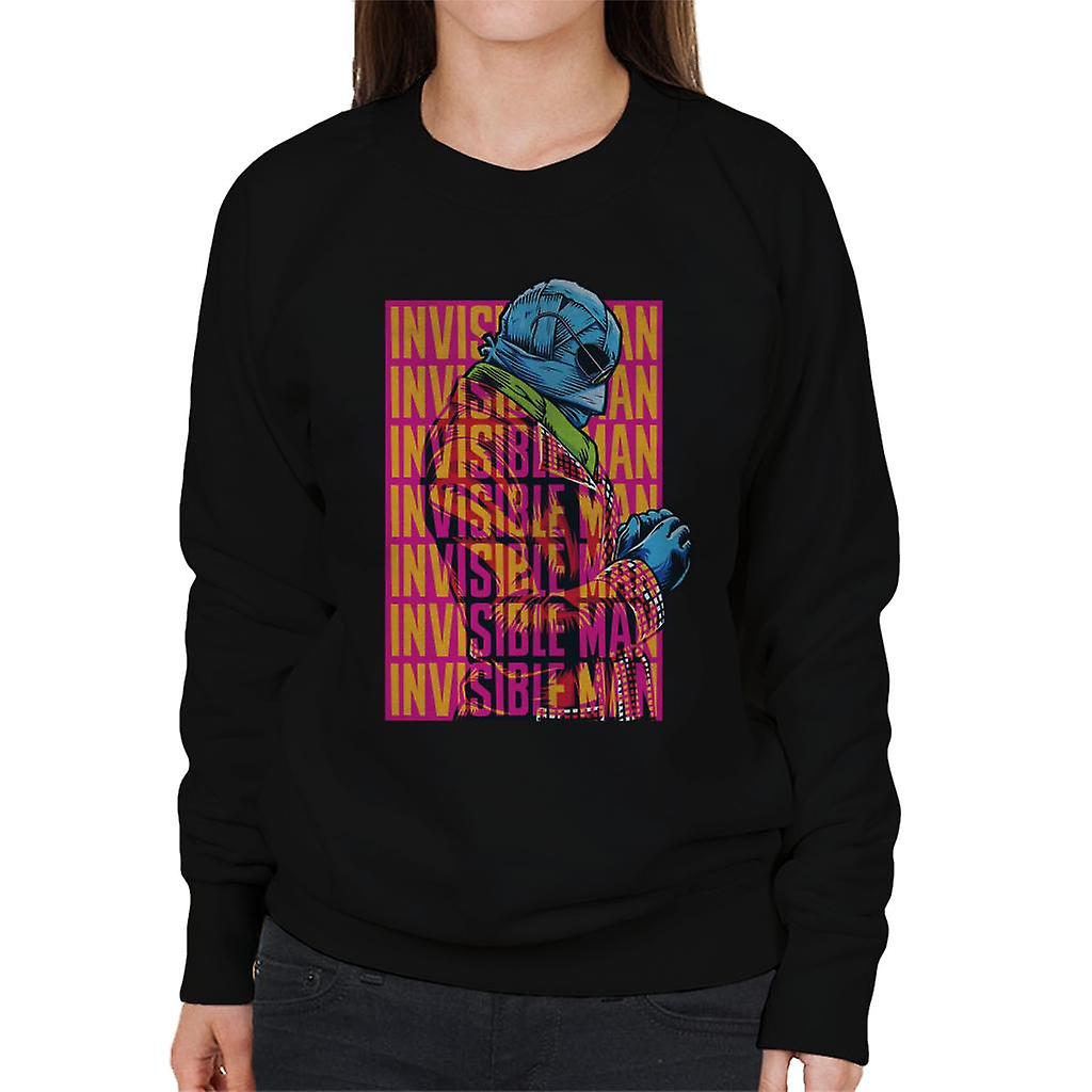The Invisible Man Silhouette Multi Logo Women's Sweatshirt