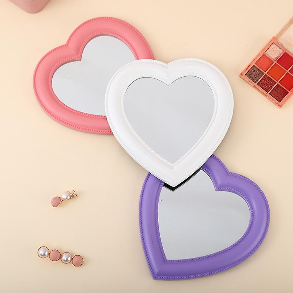 Makeup mirror vanity mirror desk cosmetic mirror heart shape mirror for