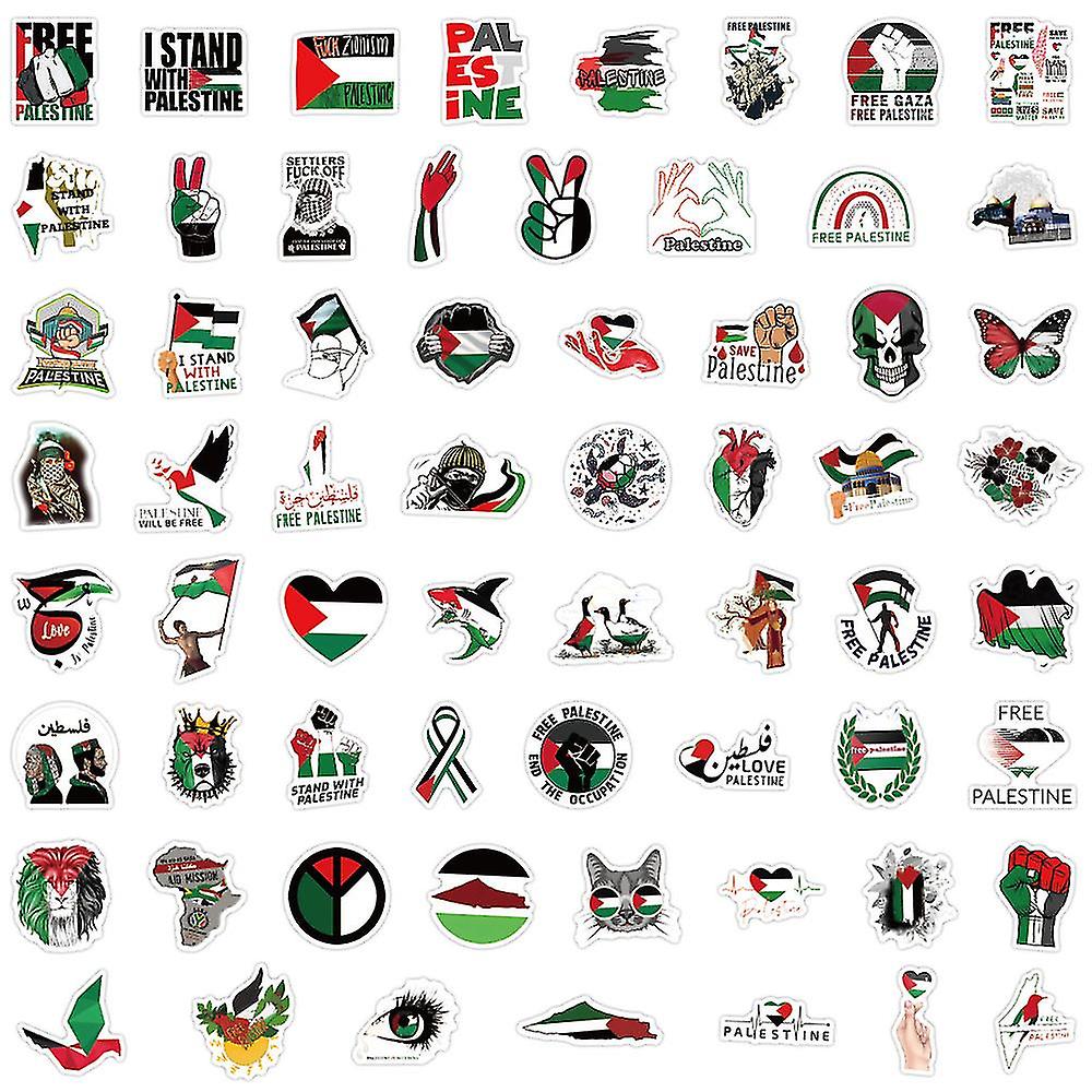 600-60x Free Palestine Sticker Vinyl Decal Car Stickers Laptop Phone Waterproof