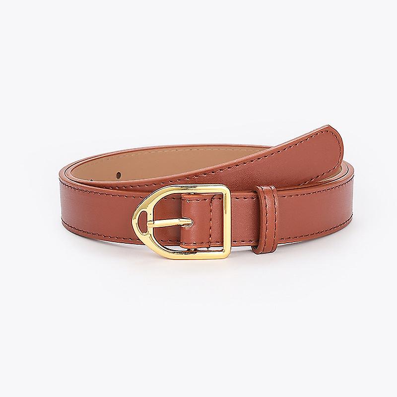 女性用ベルトゴールドバックルヴィンテージベルトファッショナブルなシンプルな日本のバックル装飾的なジーンズベルト女性用