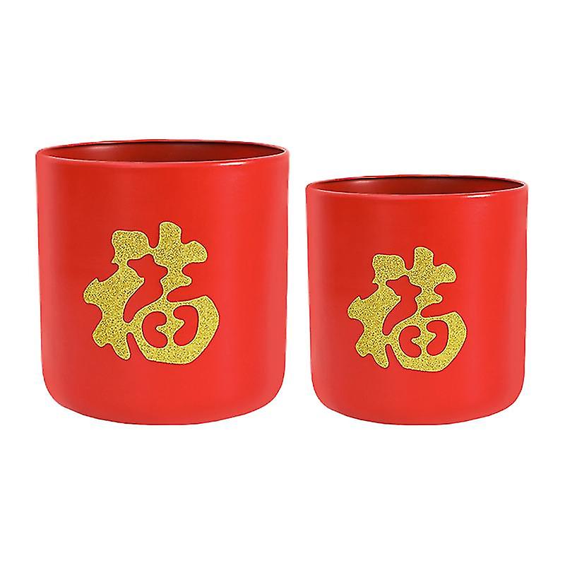 2pcs chinesische Vase