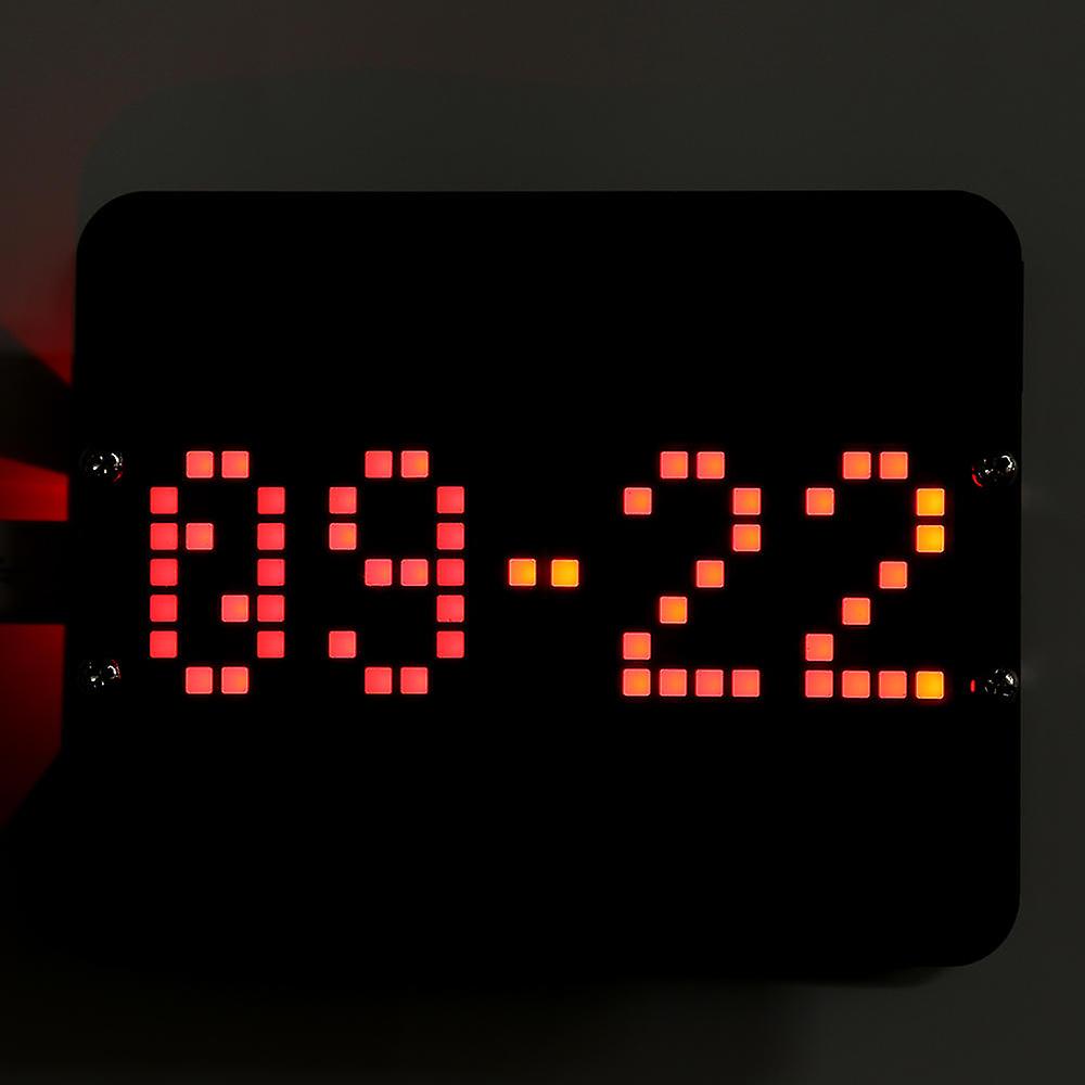 Assembled Diy Creative Gravity Sensor Alarm Clock Programmable Smart Clock