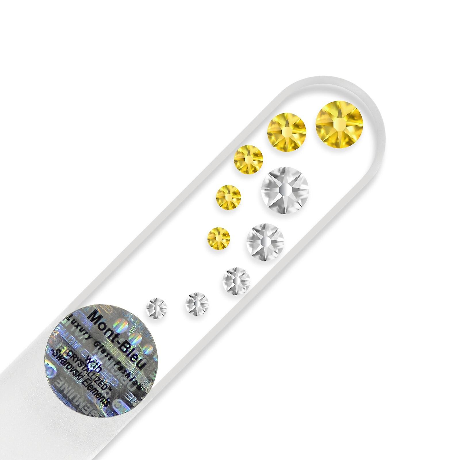Travel nail file CO-S1-12 - Light Topaz - Crystal