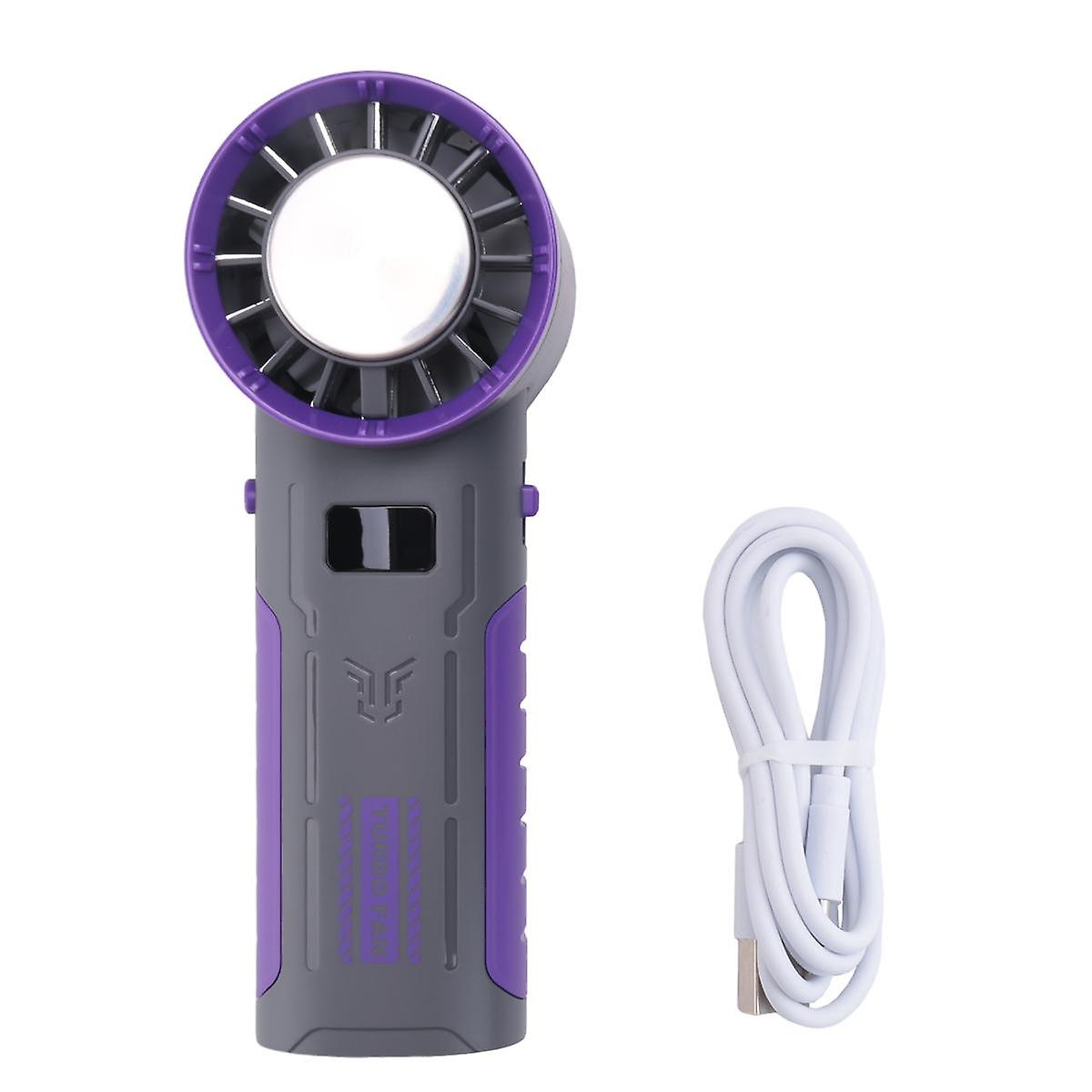 Portable Handheld Fan Outdoor Semiconductor Refrigeration Air Cooler Fan 2000mAh Battery Rechargeable Cold Fan,A