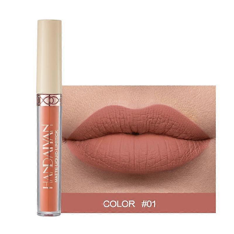 12 Color Professional Matte Lip Gloss Lasting Waterproof Liquid Lipstick Smooth Easy To Color Lips Dyeing Pigment Cosmetic TSLM1
