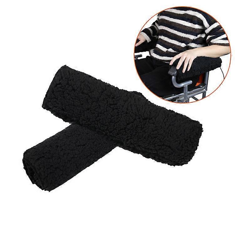Wheelchair Armrest Cover (Pair) - Pad for Office & Transport Chair - Soft Support Cushion Accessories for Padded Arm Rest