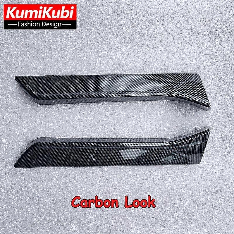 1 Pair Black Look Rear Window Side Spoiler Wing For Seat Leon 5F FR MK3 MK3.5 2012-2021 Car Styling Auto Canards Splitter