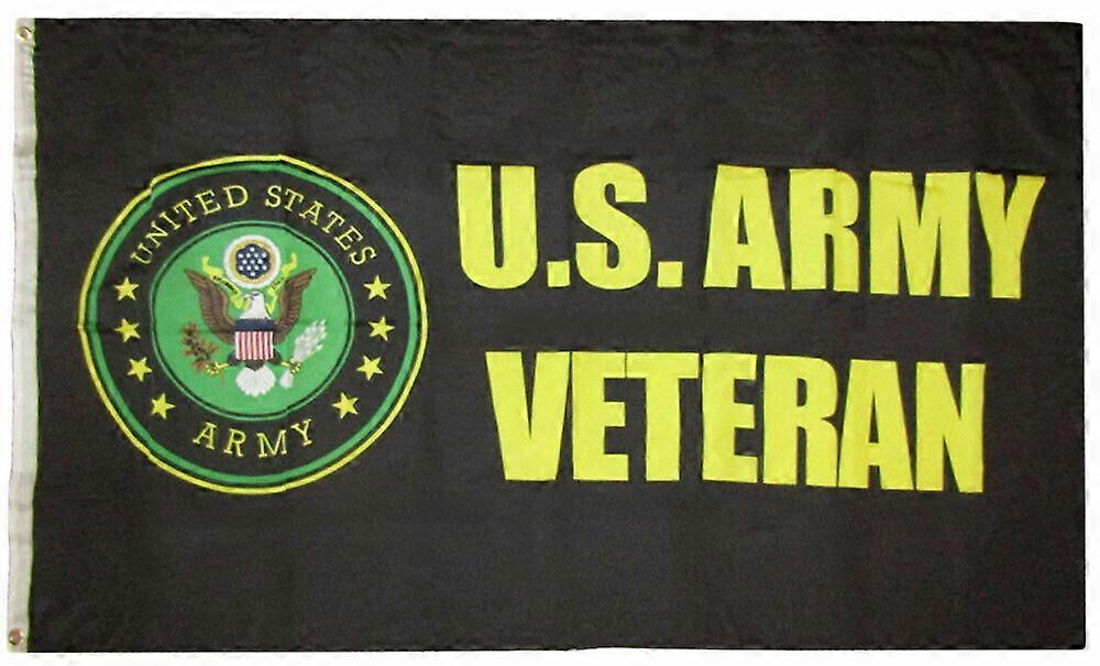 U.S. Army Veteran Seal Premium Flag Grommets Super Polyester