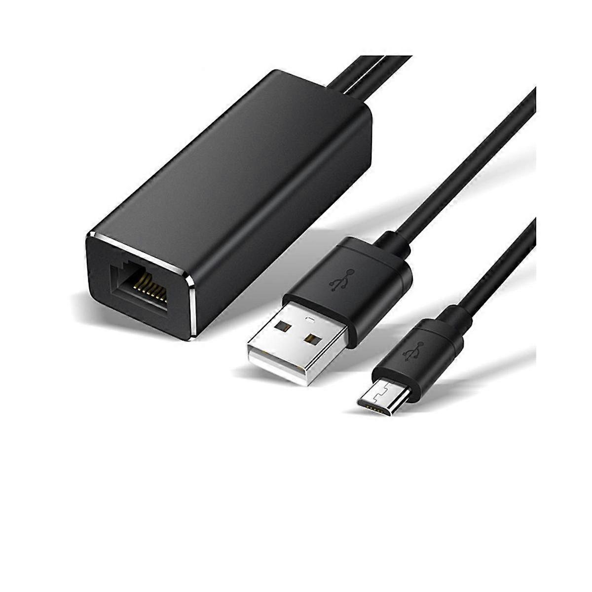 Micro-USB Ethernet Adapter 10/100Mbps for Stick USB to RJ45 USB Network Card for Google Gen 2 1 Ultra