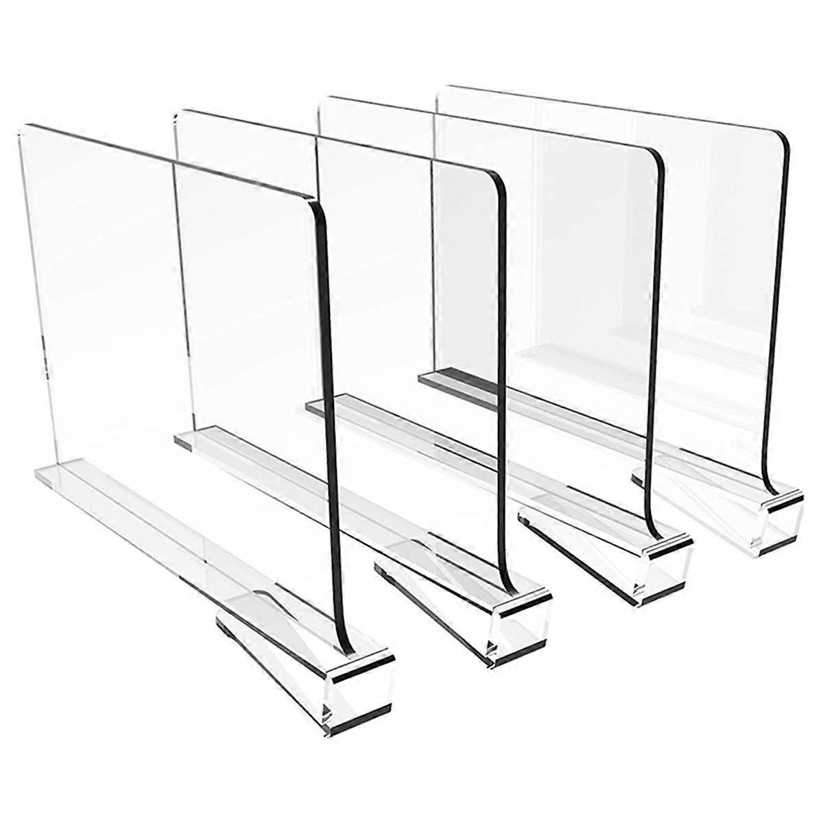 2X Used for the Closet to Organize the Bookshelf Display Cabinet Storage Partition One -Piece Table