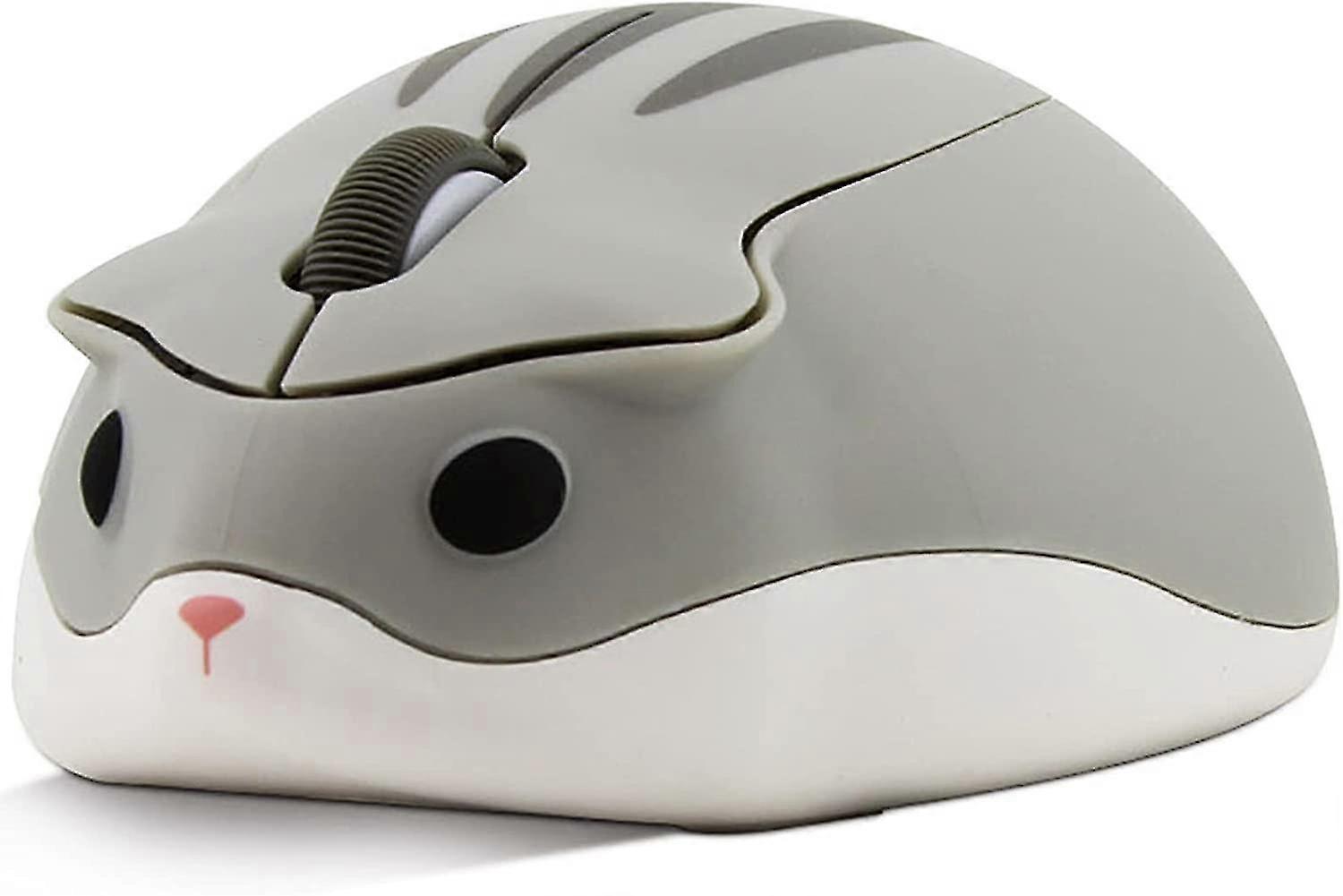 cute hamster shape mini silent ergonomic design small portable mouse$ hamster shape cordless computer laptop gaming mouse, suitable for notebook$ wire