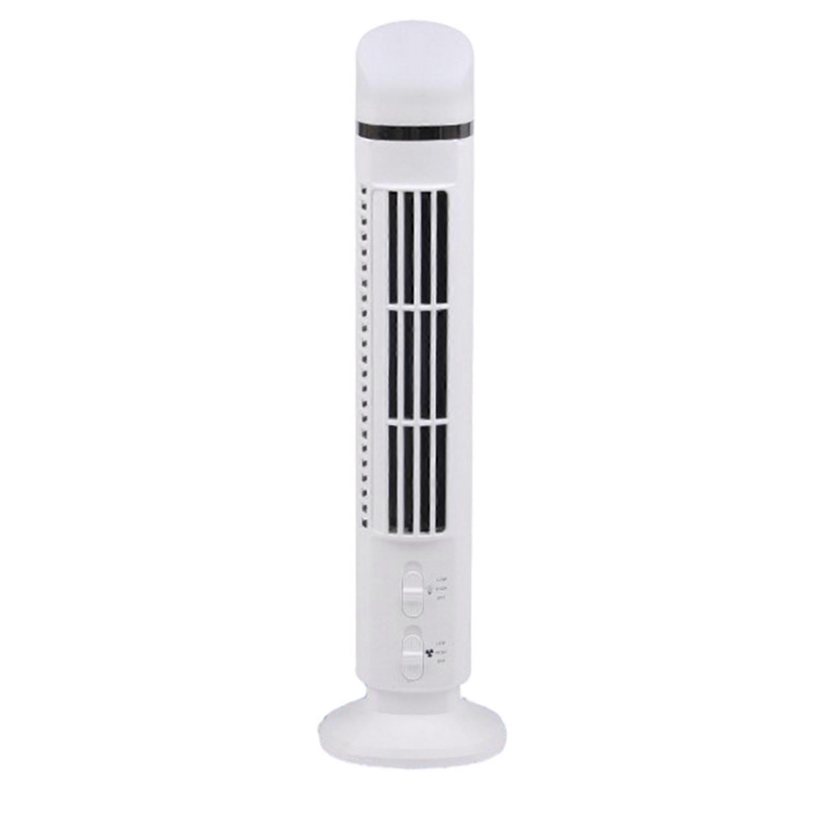 Small Vertical Towers Fan with Light Lightweight Quiet Table Airs Cooler for Bedroom Living Room