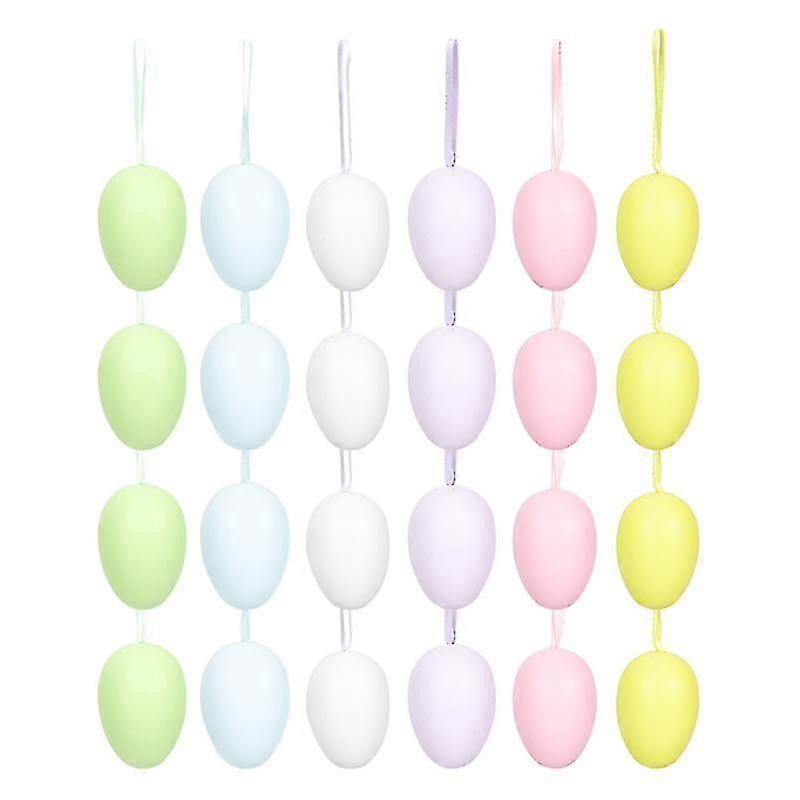 24pcs Diy Easter Egg Decorations