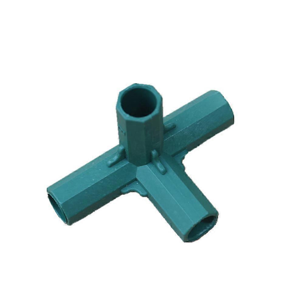 2pcs 3 Way 16mm Elbow Pvc Pipe Fitting Build, "t", Heavy Duty Greenhouse Frame Furniture Connectors,tent Connection