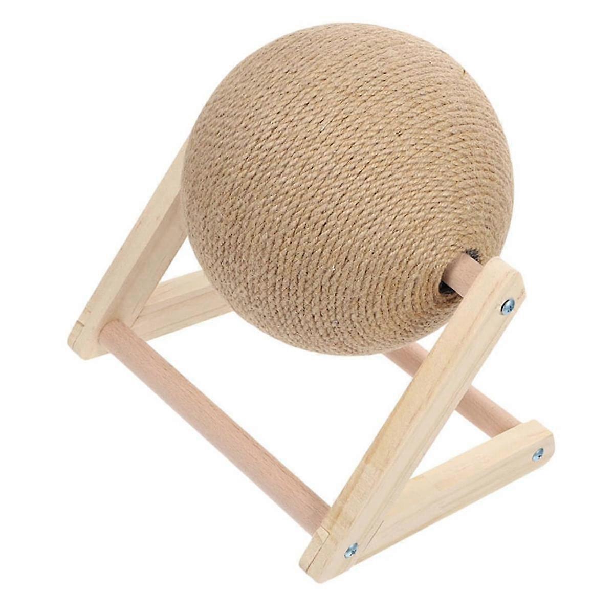 Gulv Pad Morsom Scratching Board Stand Kattunge Skrape Ball Cat Scratch Pads Vertikal Cat Scratch