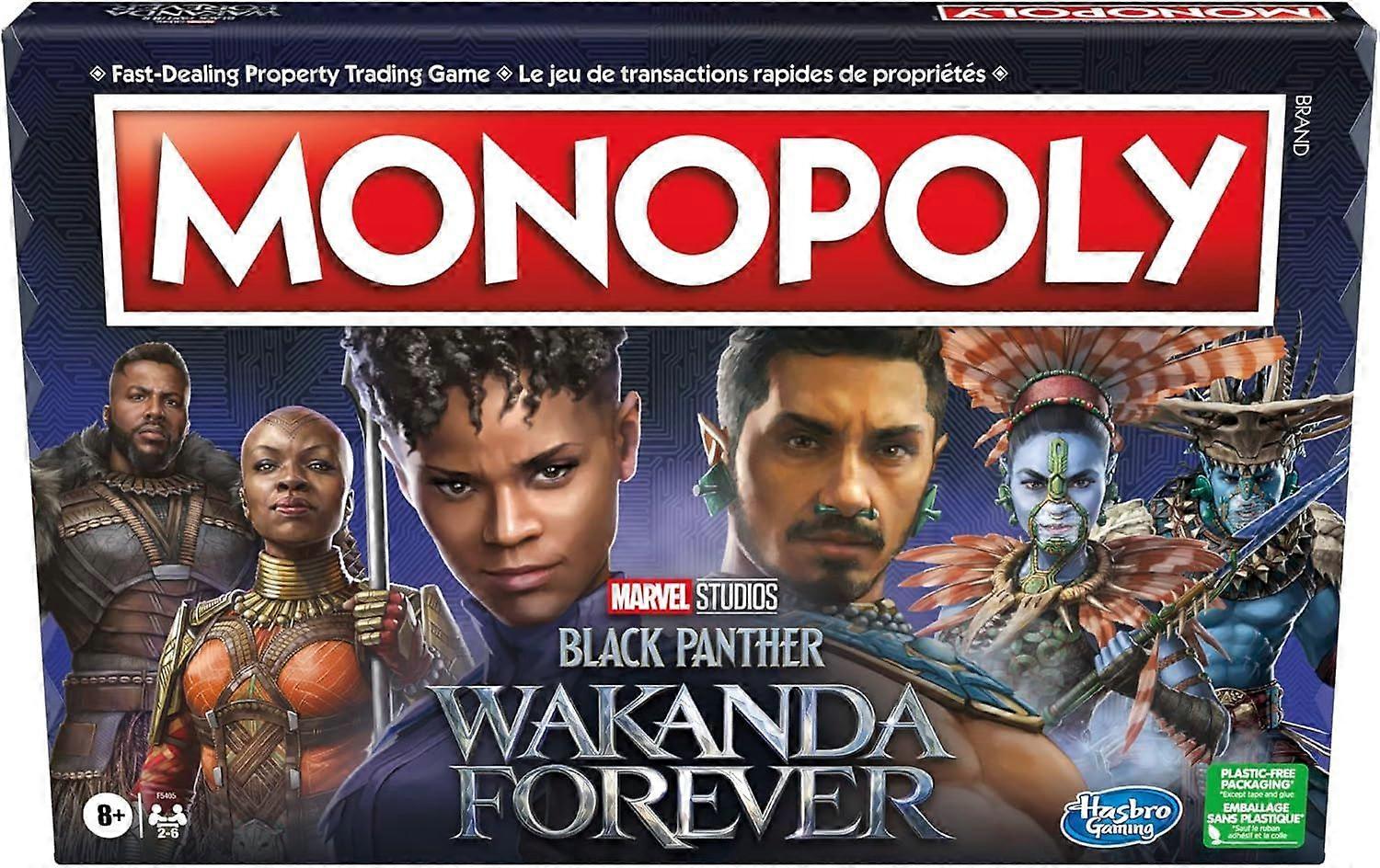 Monopoly - Black Panther Wakanda Forever Edition Board Game