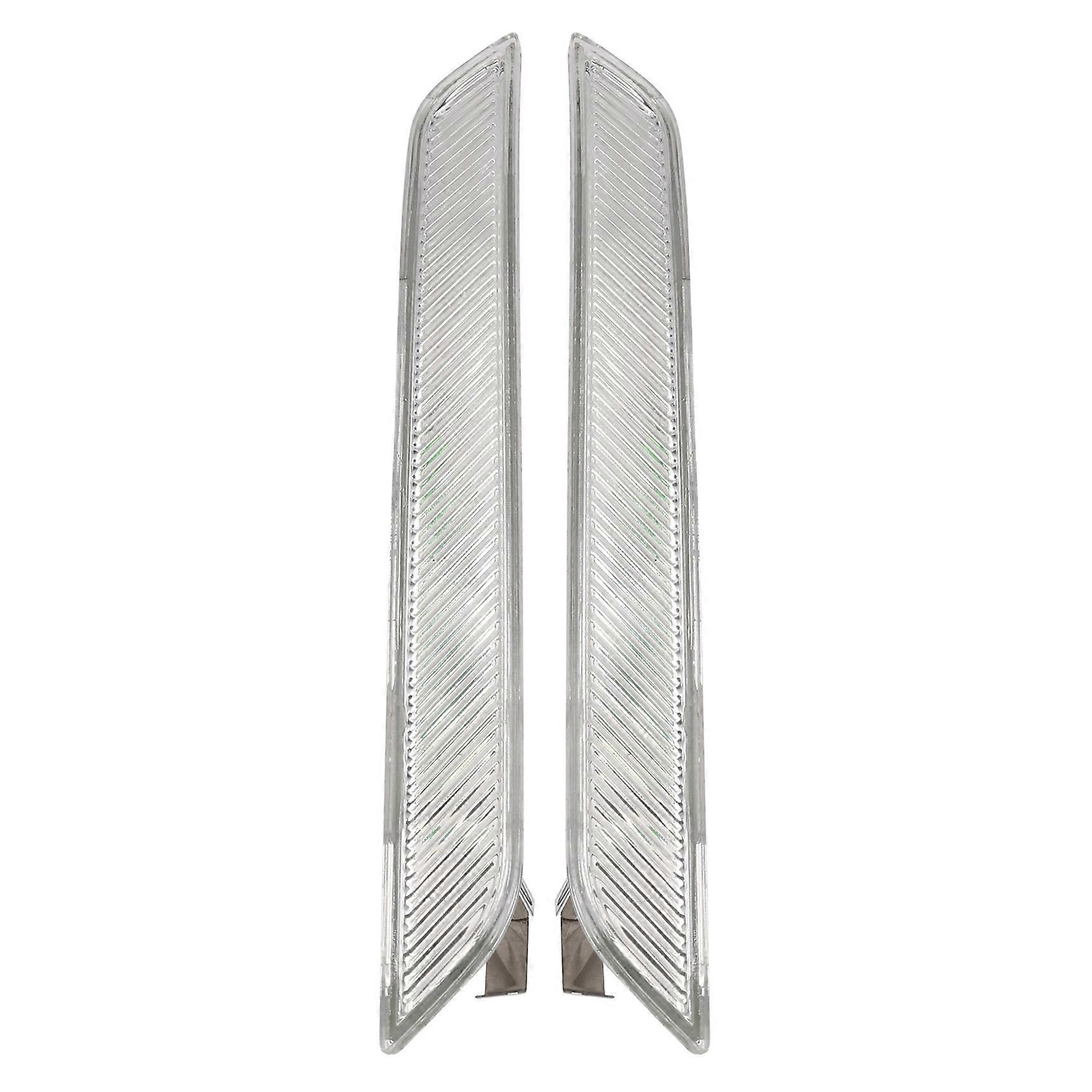 2Pcs Euro Clear Lens Front Bumper Side Marker Reflector Lamps for E71 X6 E70 X5M 2008-2014 Replace