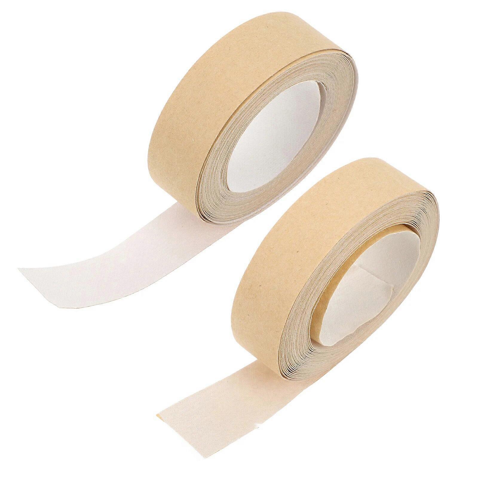 2 Roll Lampshade Wrapping Cloth Light Accessory Edges Banding Strip Edging Parchment Tape Home Cover Fabric