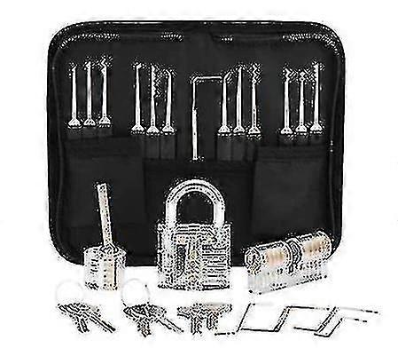 Lock Picking Kit, 24-piece Lock Picking Kit, Practice Tools With 4 Cle Hy