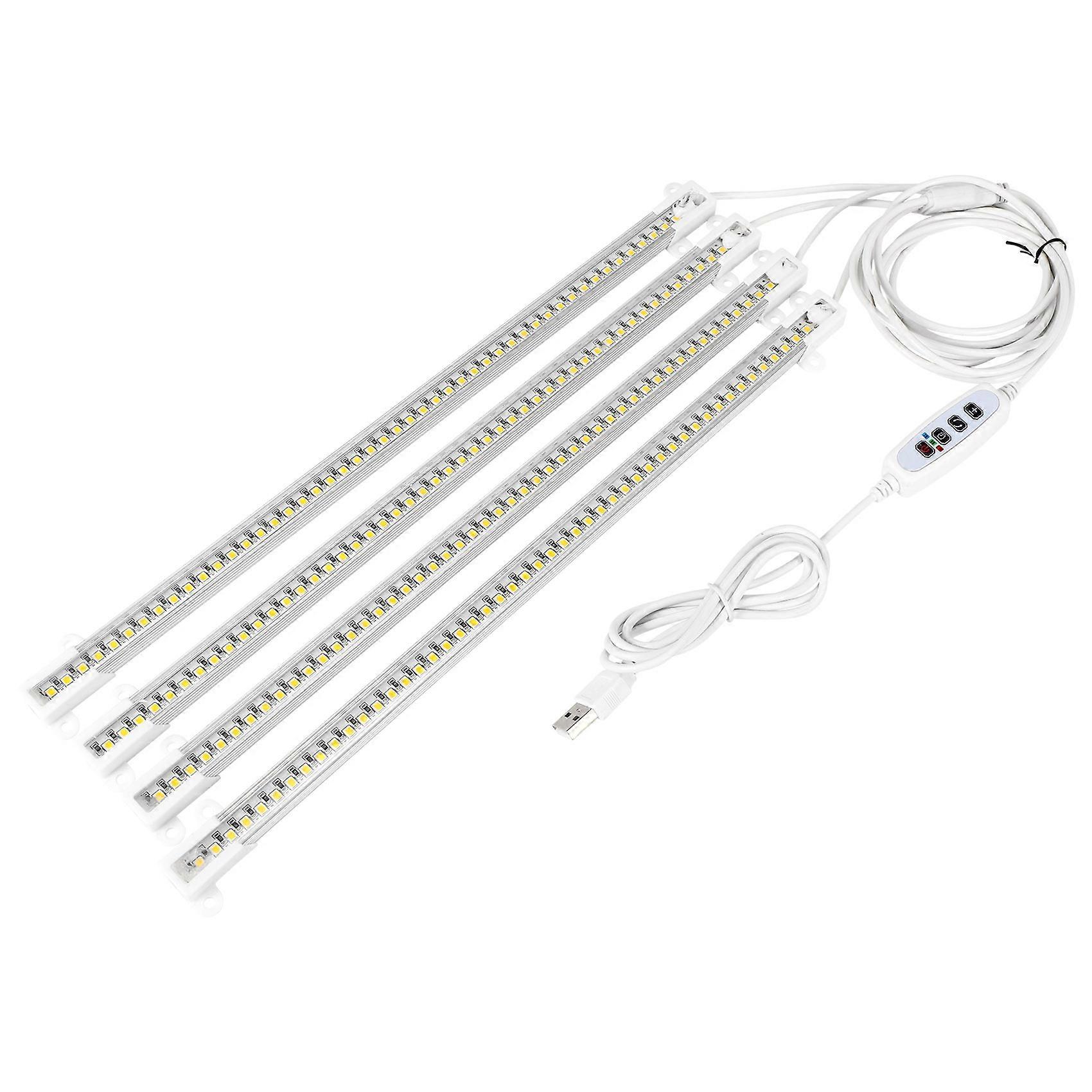 LED Grow Light Strips, Full Spectrum Grow Lights for Indoor Plants with Auto On/Off 3/9/12H Timer