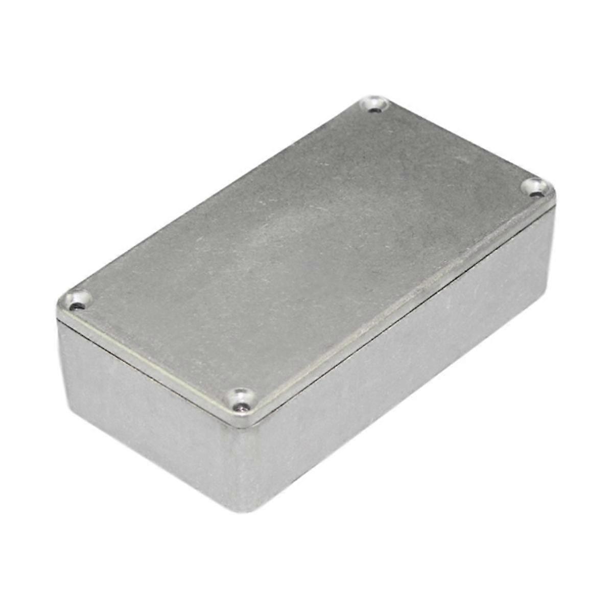 Aluminiumlåda Gitarr Effekter Hus Effekthus Effekthus Borrbar Plast Spray DIY Gitarr Pedal Kit