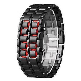 New Iron Samurais Plastic Bracelet Lava Watch Led Digital Watches Hour Men Women