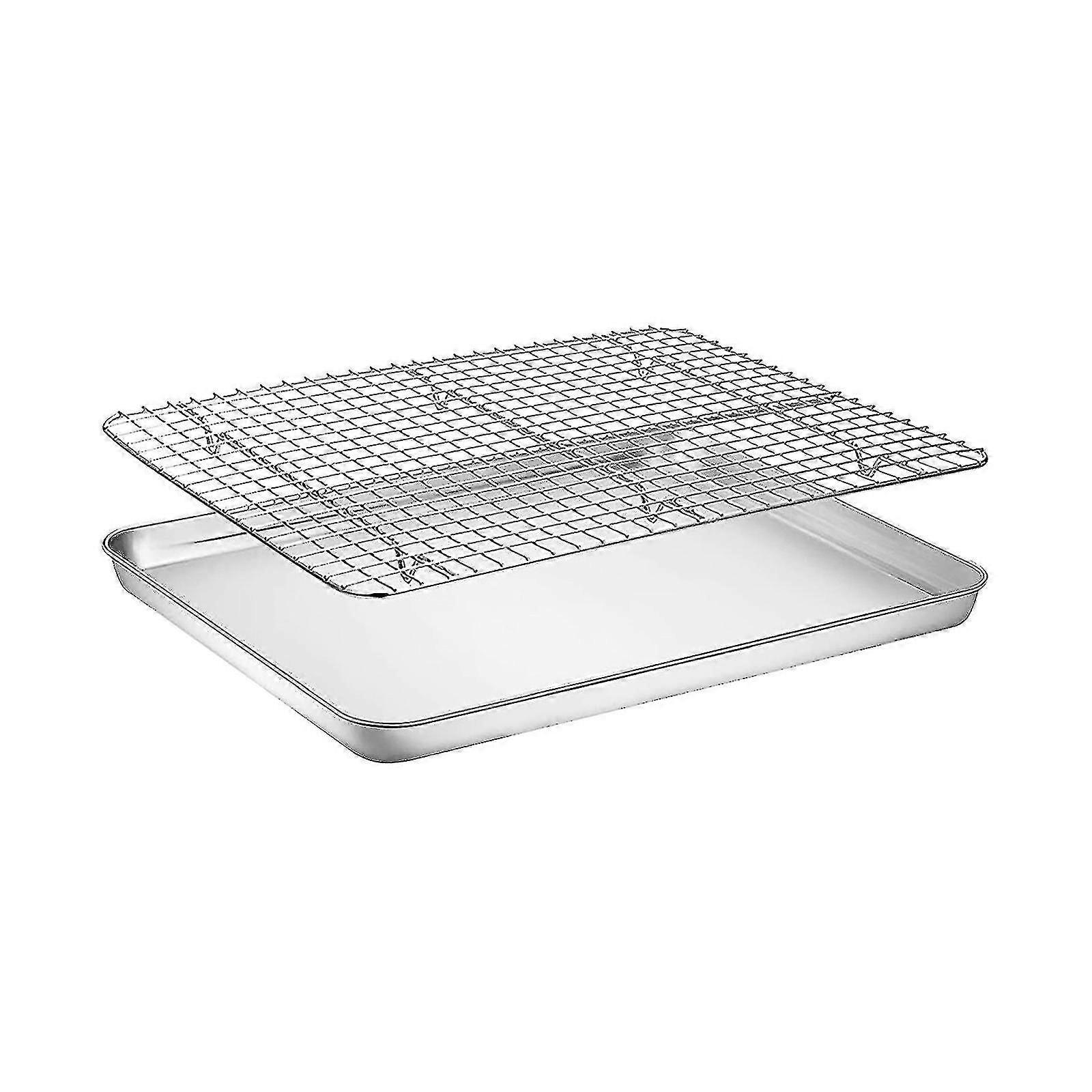 Tavă de copt și rafturi de răcire din oțel inoxidabil, tavă de copt netoxică