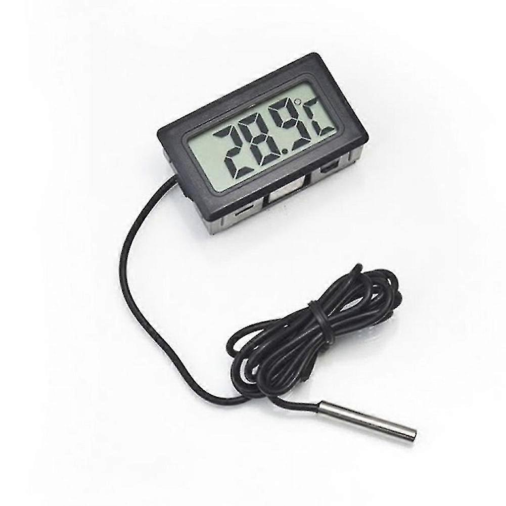 2/4 pezzi termometro digitale LCD misuratore di temperatura con sonda sensore impermeabile