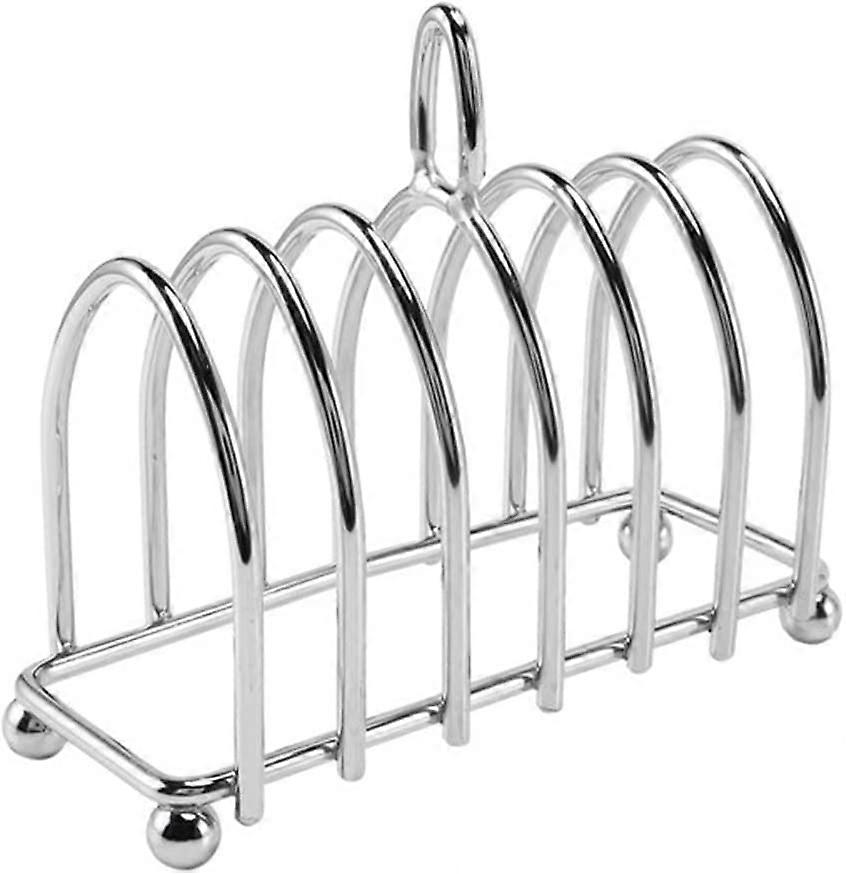 Toast Bread Rack Stand Stainless Steel Toast Rack with Feet and Loop Handle