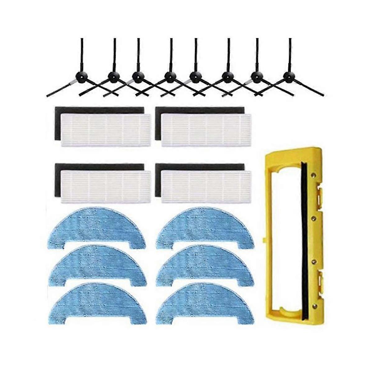 For 360 C50 Robot Vacuum Cleaner Main Side Brush Mop Hepa Filter Accessories Kit