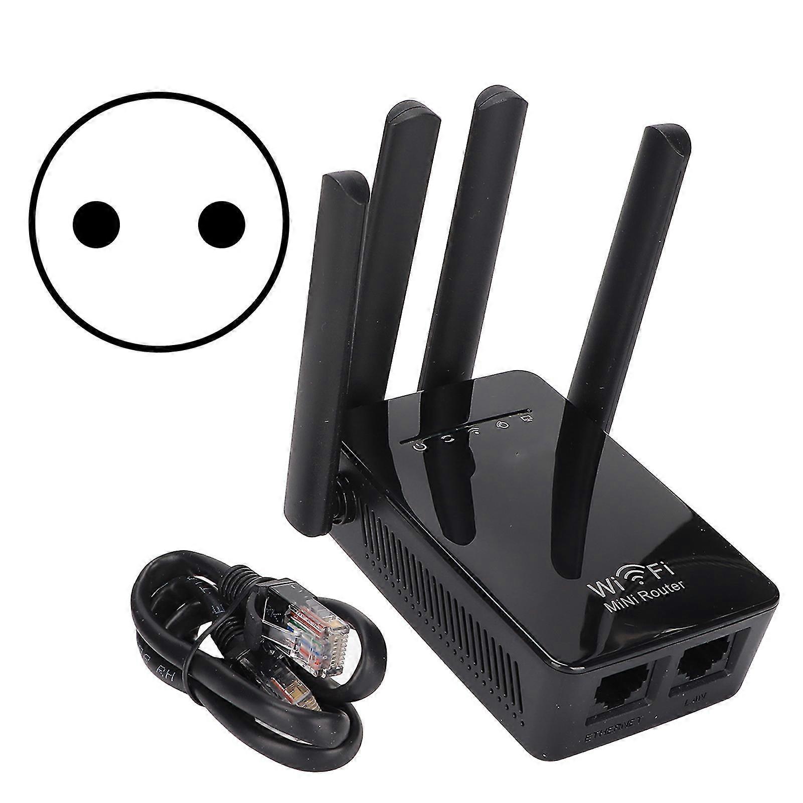 3 in 1 Wireless Router AP Access WIFI Enhance Point 360 Full Signal Coverage 300Mbps WiFi Router compatible with Home 100240VEU Plug-YM